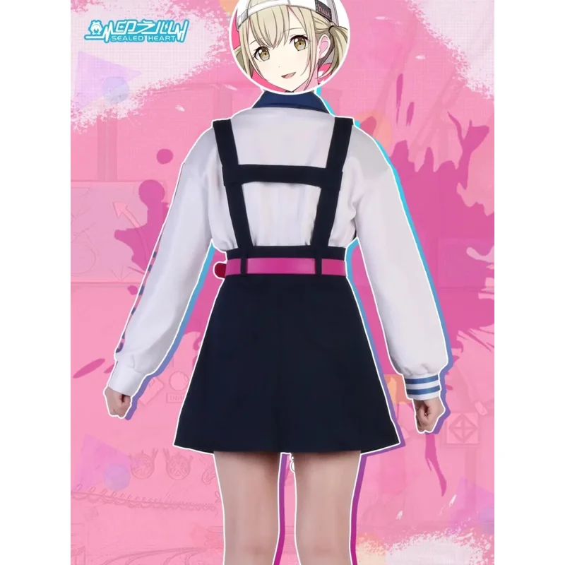 SS13Anime Project Sekai colorido escenario hazaña Azusawa Kohane Cosplay disfraz uniforme trajes vestido