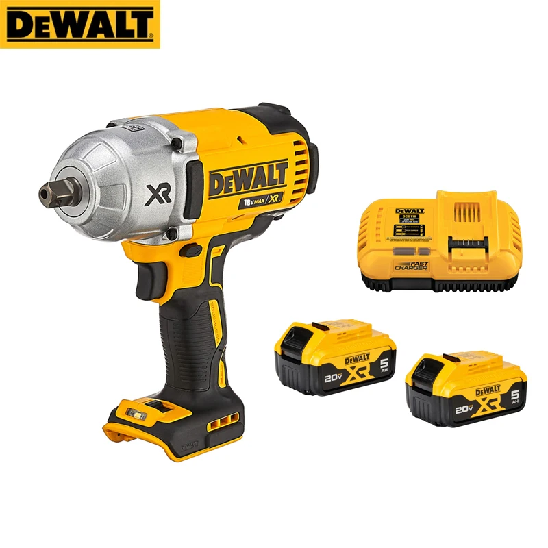 

DEWALT DCF899 Brushless High Torque Impact Wrench 18V MAX XR 1/2" Cordless 1900 RPM Electric Wrench With Battery Set