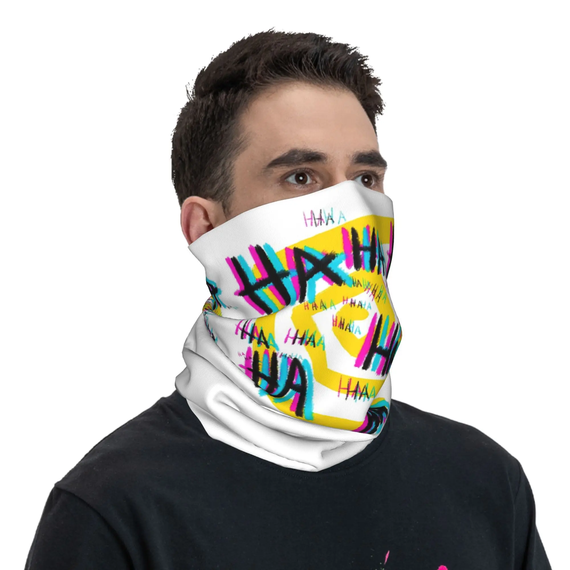 Michael's Laugh The Magnus Archives Bandana Neck Cover Printed Wrap Scarf Warm Face Mask Riding Unisex Adult Breathable