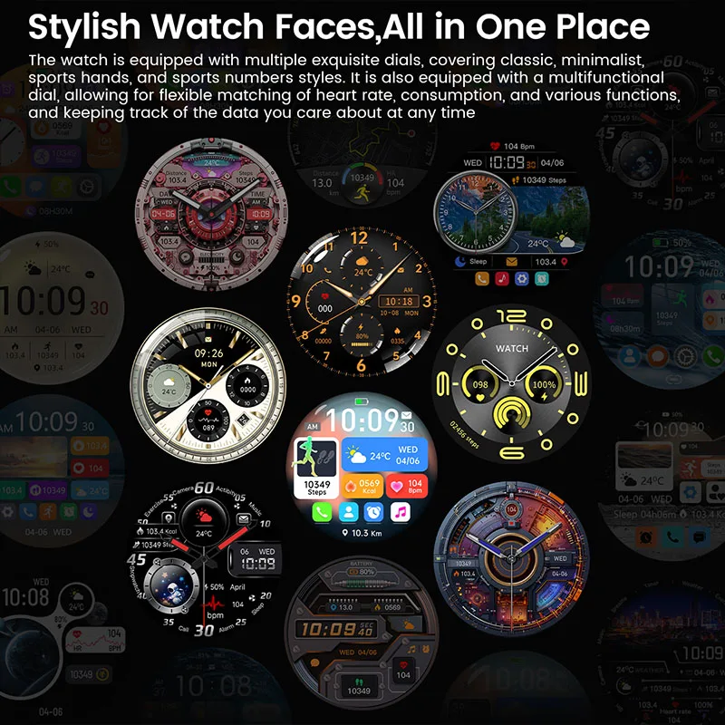2025 New GT5 Pro Smart Watch Men 1.53 inch AMOLED Screen GPS Track Sport Watches Heart rate Waterproof Bluetooth Call Bracelet
