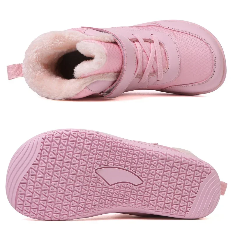 Zapatos anchos y altos descalzos para niños pequeños/grandes/niños | Zapatillas de deporte minimalistas estilo callejero para niños/niñas | Natural y salud