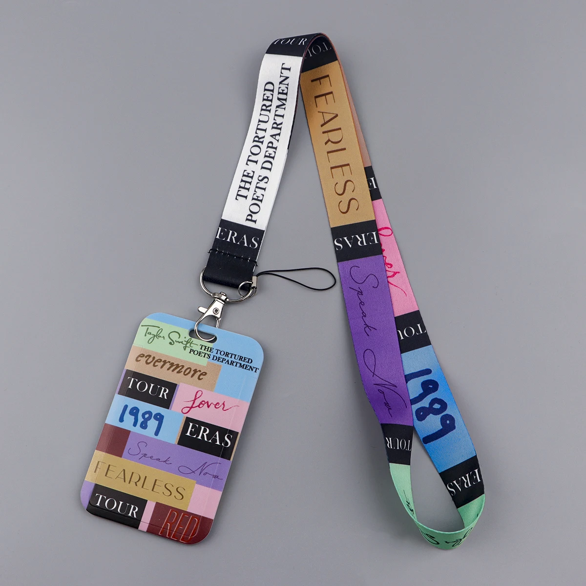 Pop Singer Neck Strap Lanyards Keychain Badge Holder Credit Card Pass Hang Rope Lariat Lanyard for Keys Charm Accessories Gifts