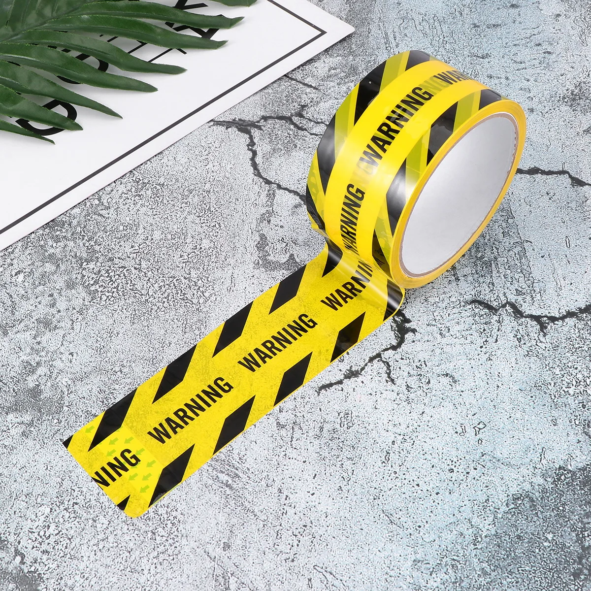 Yellow Black Safety Industrial Strength Adhesive Warning Stripes Floor Wall Equipment Marking for Construction