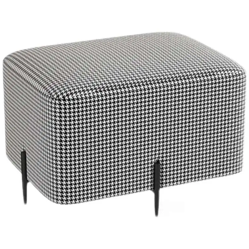 

Nordic Stools Living Room Luxury Fashion Sofa Stool Home Furniture Modern Creative Doorway Shoe Changing Stool B