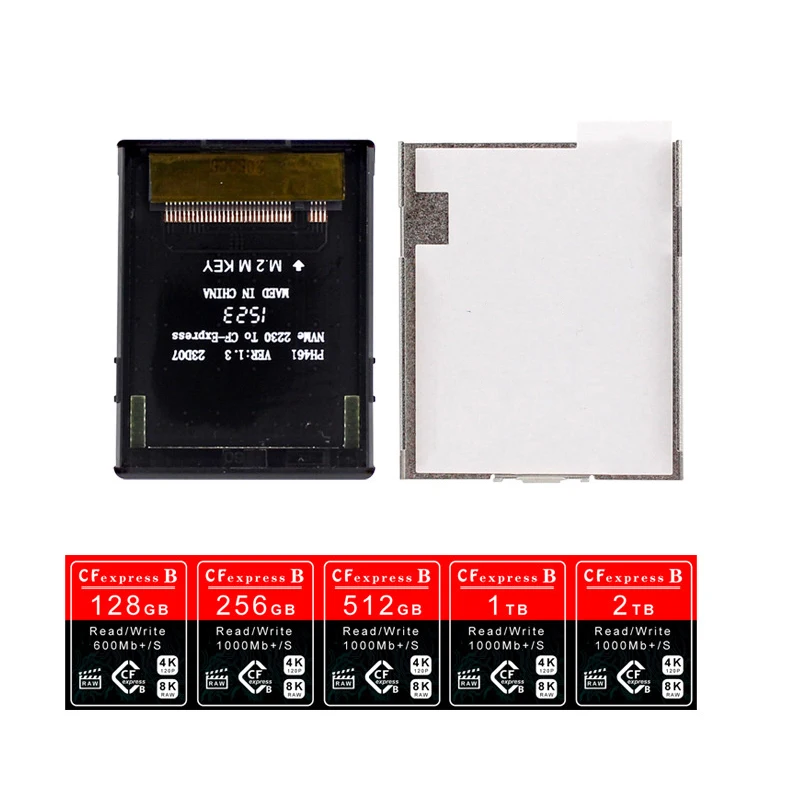 NGFF M2 Mkey Nvme 2230 SSD To CF Express Type-B Adapter Expansion Memory Card Converter For Camera Photography Studio