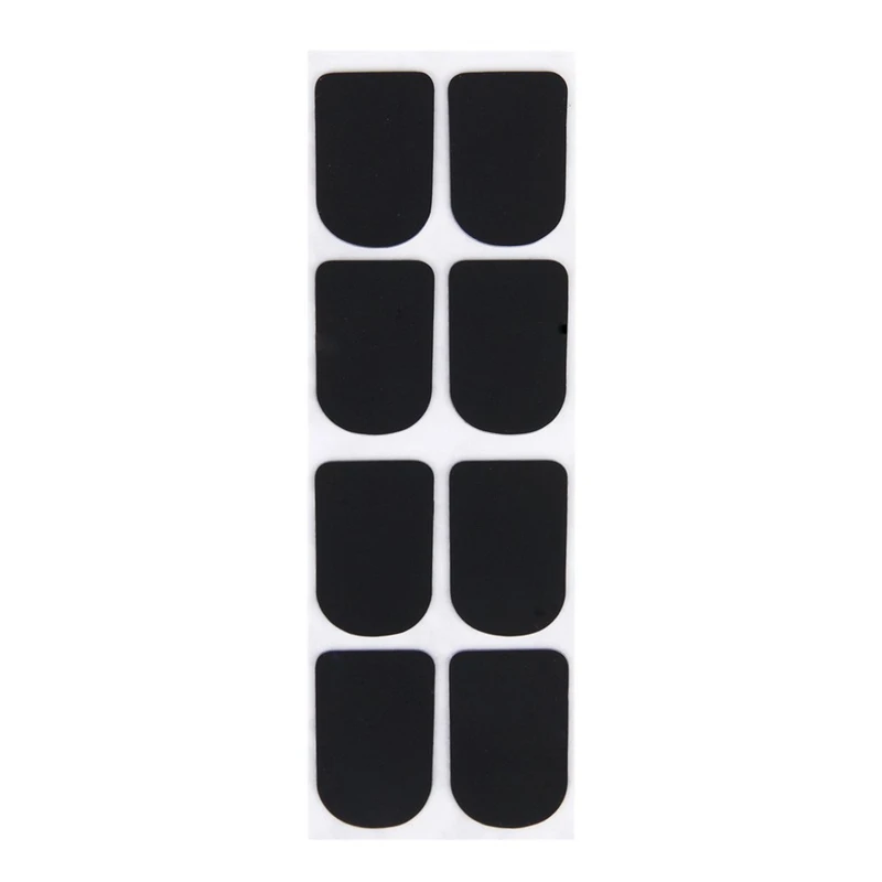 

8Pcs Clarinet/Soprano Saxophone Sax Mouthpiece Patches Pads Cushions Black---0.8Mm