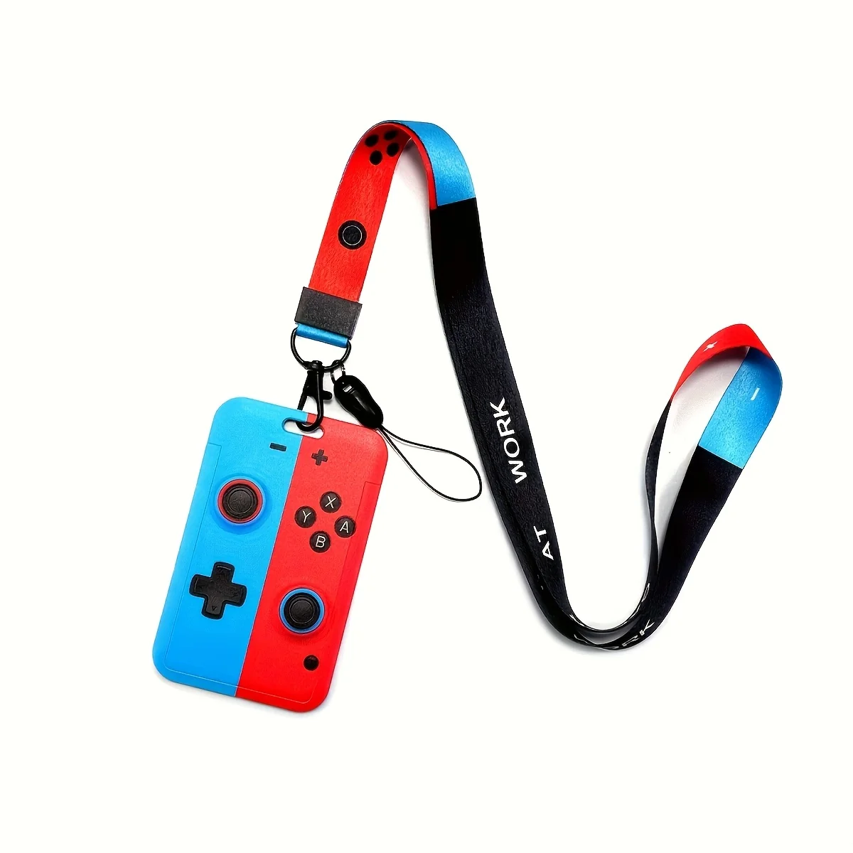Game Controller Badge Holder Name Tag Lanyard ID Card Neck Strap Keychain Certificate Stand