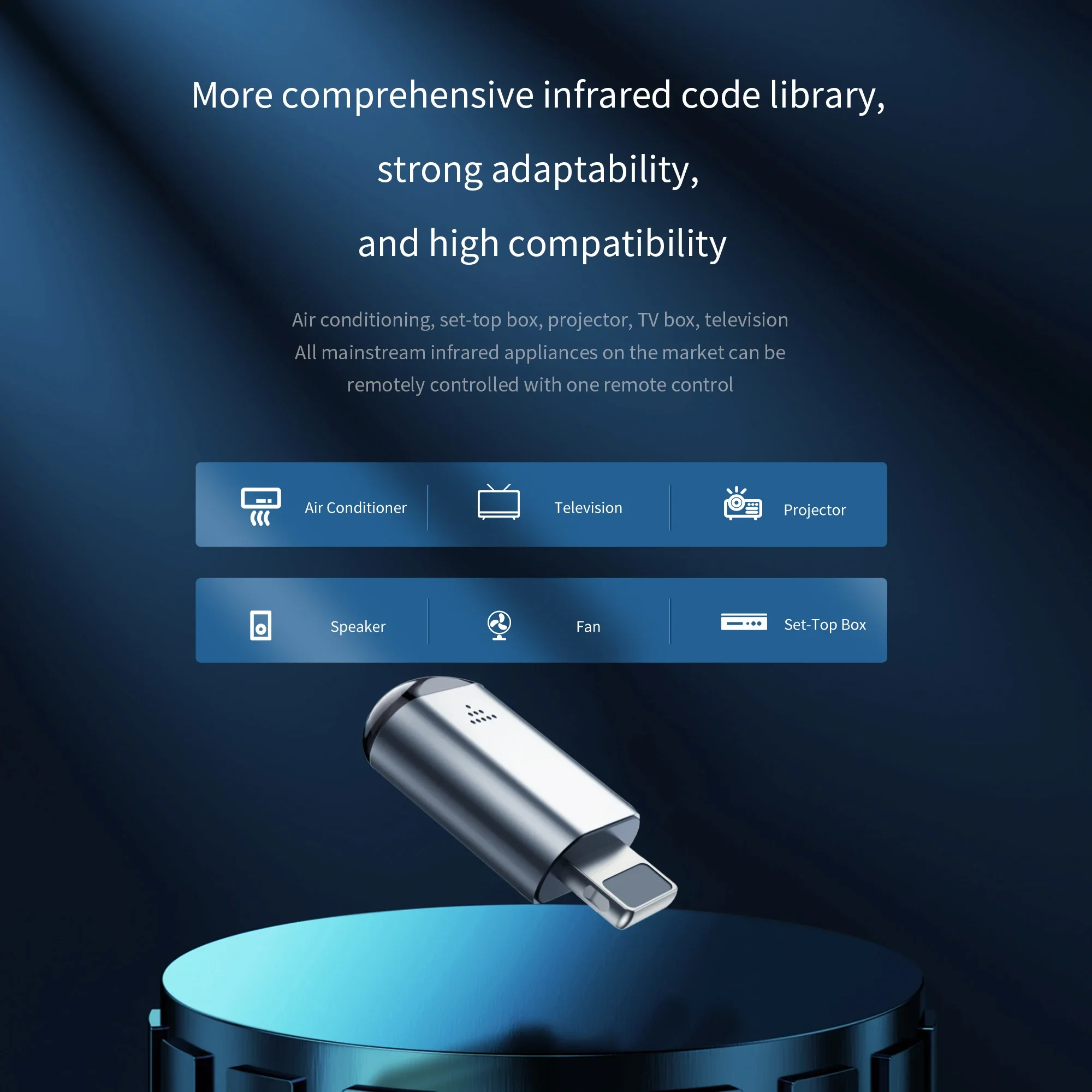 Universal Infrared Transmitter EKX4S Smart Remote Control Short Capsule Adapter for Mobile Phone TV Air Conditioner Convenient