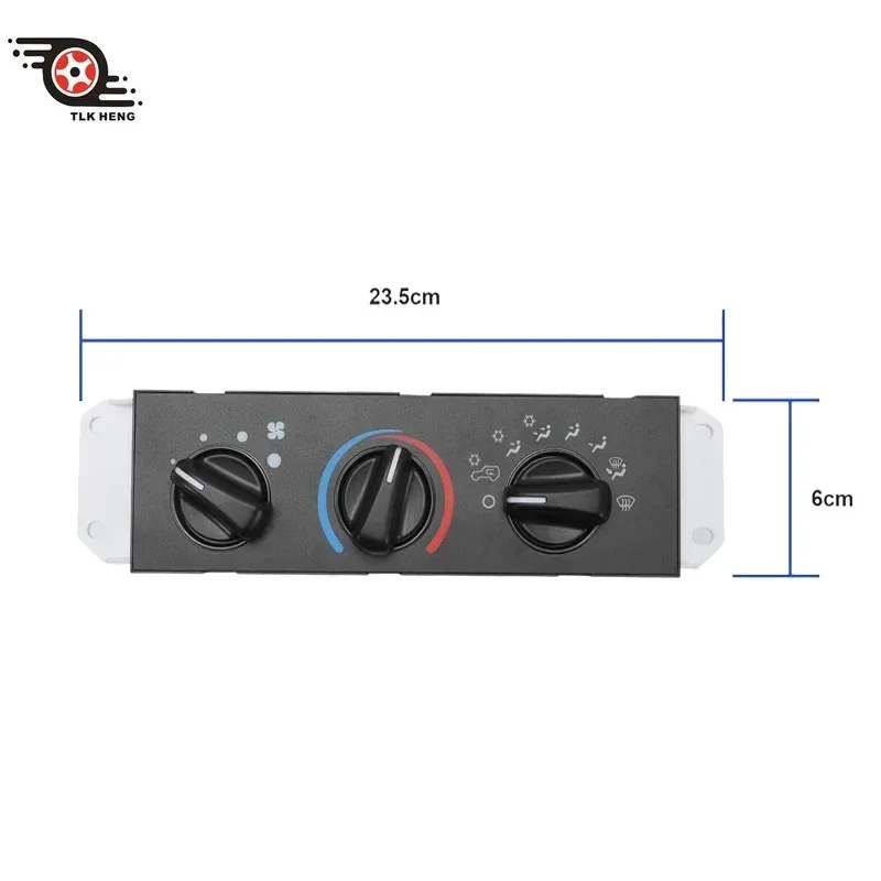 

55037473AB,HVAC Heater Control Switch Panel, A/C with Blower Motor Switch FITS Jeep Wrangler TJ 1999-2004