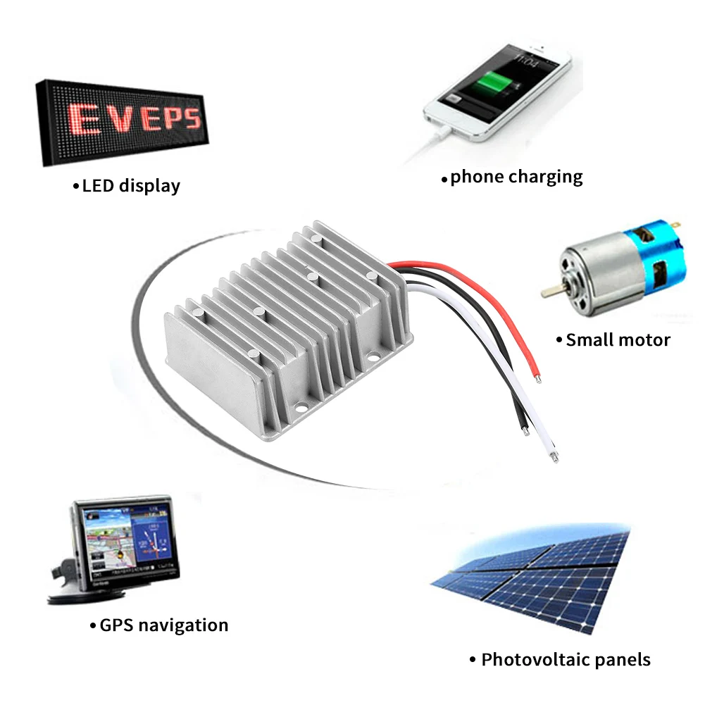 48 فولت إلى 12 فولت سيارة محول الجهد المنظم امدادات الطاقة 30A 360 واط امدادات الطاقة محول جهد كهربي سيارة محول جهد كهربي