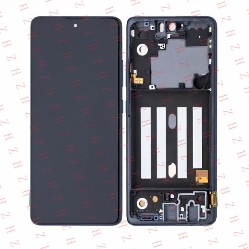 U+ Replacement OLED Assembly With Frame Compatible For Samsung A51 5G A516 - Black