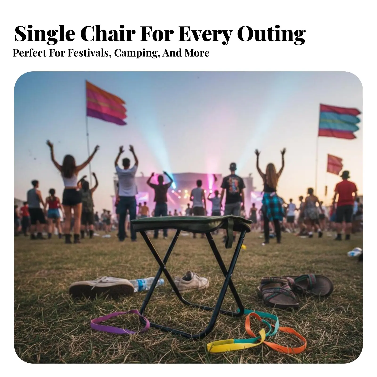

foldable portable frame Stool Pocket-Sized Portable Seat Foldable Design Lightweight for Hikers, Anglers