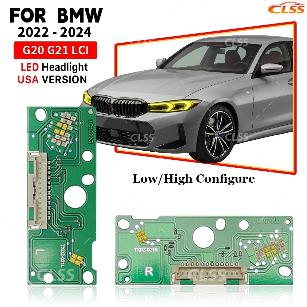 

DRL LED Board Daylight For BMW 3 Series G20 G21 G28 LCI 2022 2023 2024 US LED Headlight Daytime Running Light Chips Lightsource