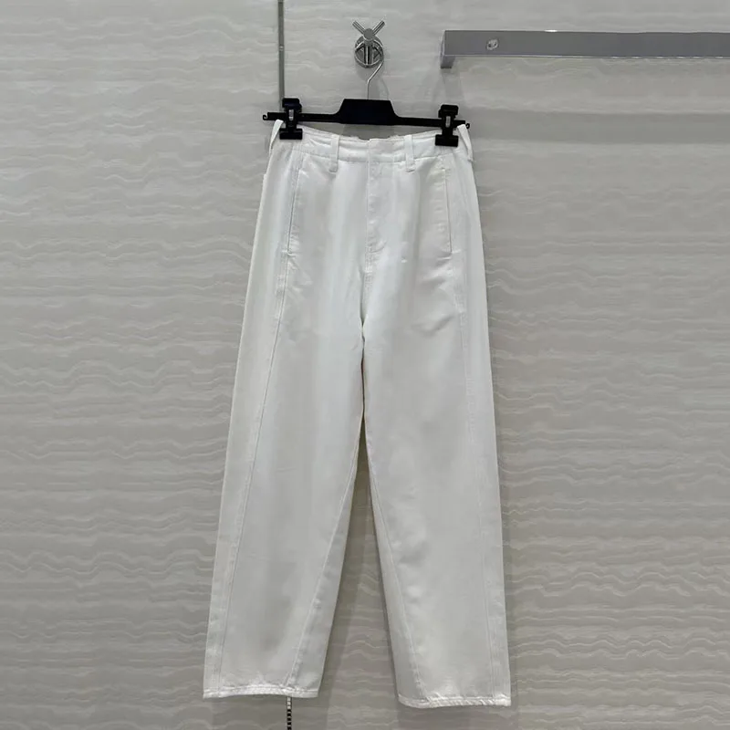 Женские джинсовые брюки, прямые брюки из стираного хлопка, модные повседневные универсальные длинные брюки, осень, новое поступление, 2025, y2k
