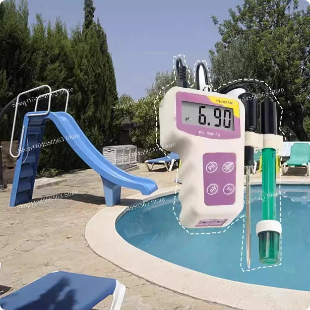 Portable High Precision pH Meter PH/ORP Tester with Temperature Compensation Water Quality Detector PH-013M