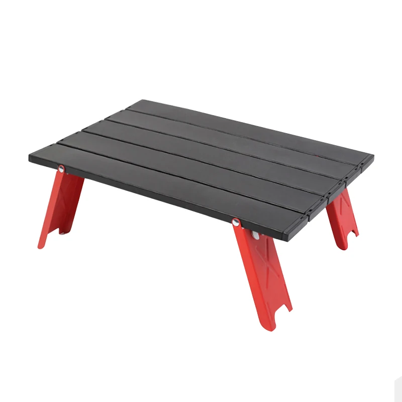 WESTTUNE Mini Camping Table Ultralight Portable Aluminum Alloy Outdoor Table Roll-Up Folding Table for Backpacking Picnic BBQ image 3