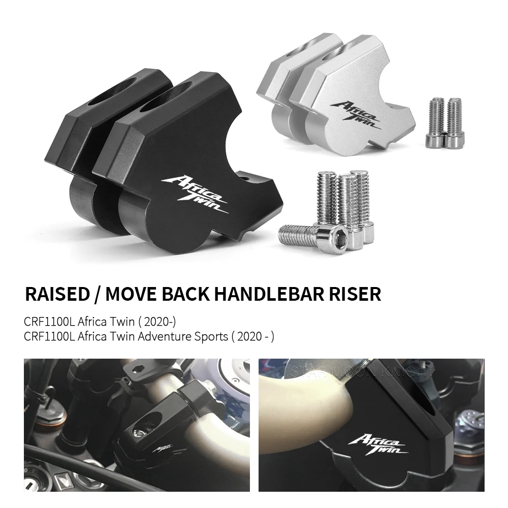 Motorcycle Handle Bar Riser Clamp Extend Handlebar Adapter Mount For HONDA CRF1100L Africa Twin Adventure Sports CRF 1100 L