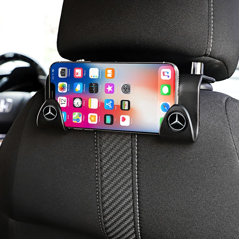 2Pcs Car Seat Back Hooks Portable Storage Holder For Mercedes Benz AMG E S C A B Class GLE GLS CLS GLC CLA GLA GLK GLB ML C300