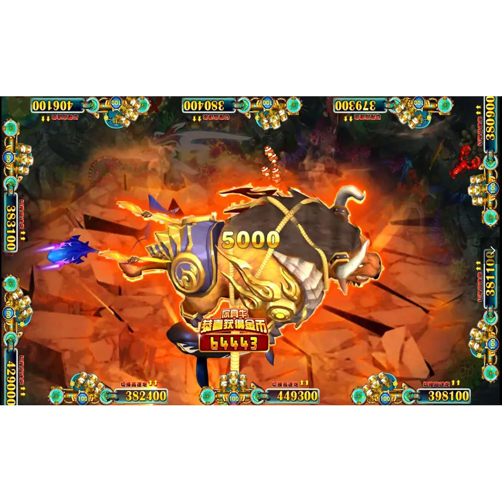 4/6/8/10 players Monkey King Fishing Hunter Game Machine Host Accessories For Fish Hunter Machine