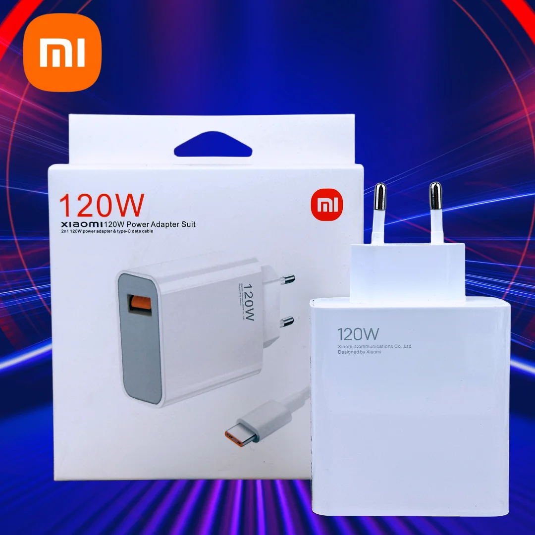 Ładowarka Xiaomi 120 W Oryginalny adapter szybkiego ładowania HyperCharge Kabel USB typu C do Mi 14 12s 13T 13 Pro Poco F4 GT Redmi K70 K60