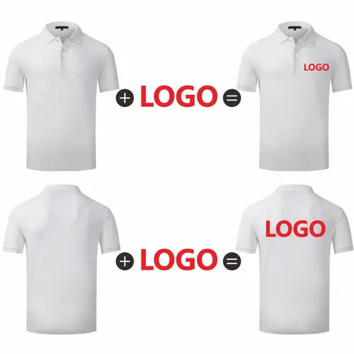 100% Cotton Lapel Polo Custom Logo Business Men And Women Short Sleeve Polo Embroidery Company Brand Quality Tops Print Design - Image 6
