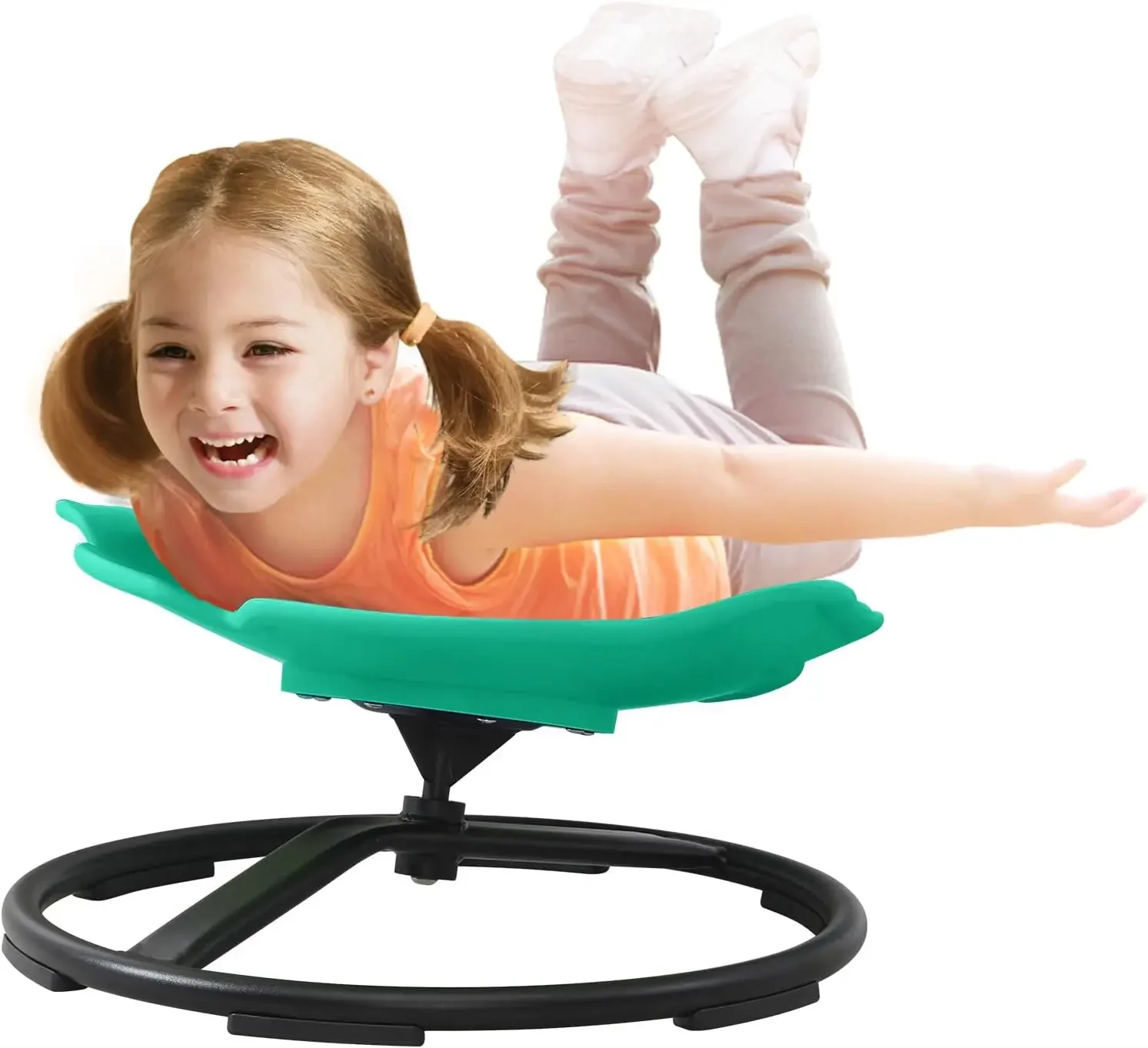 and Spin Spinning Activity Toy for Toddlers with Arm Rest and Swivel, Wobble Chair - Sensory Spinning Seat for Kids,