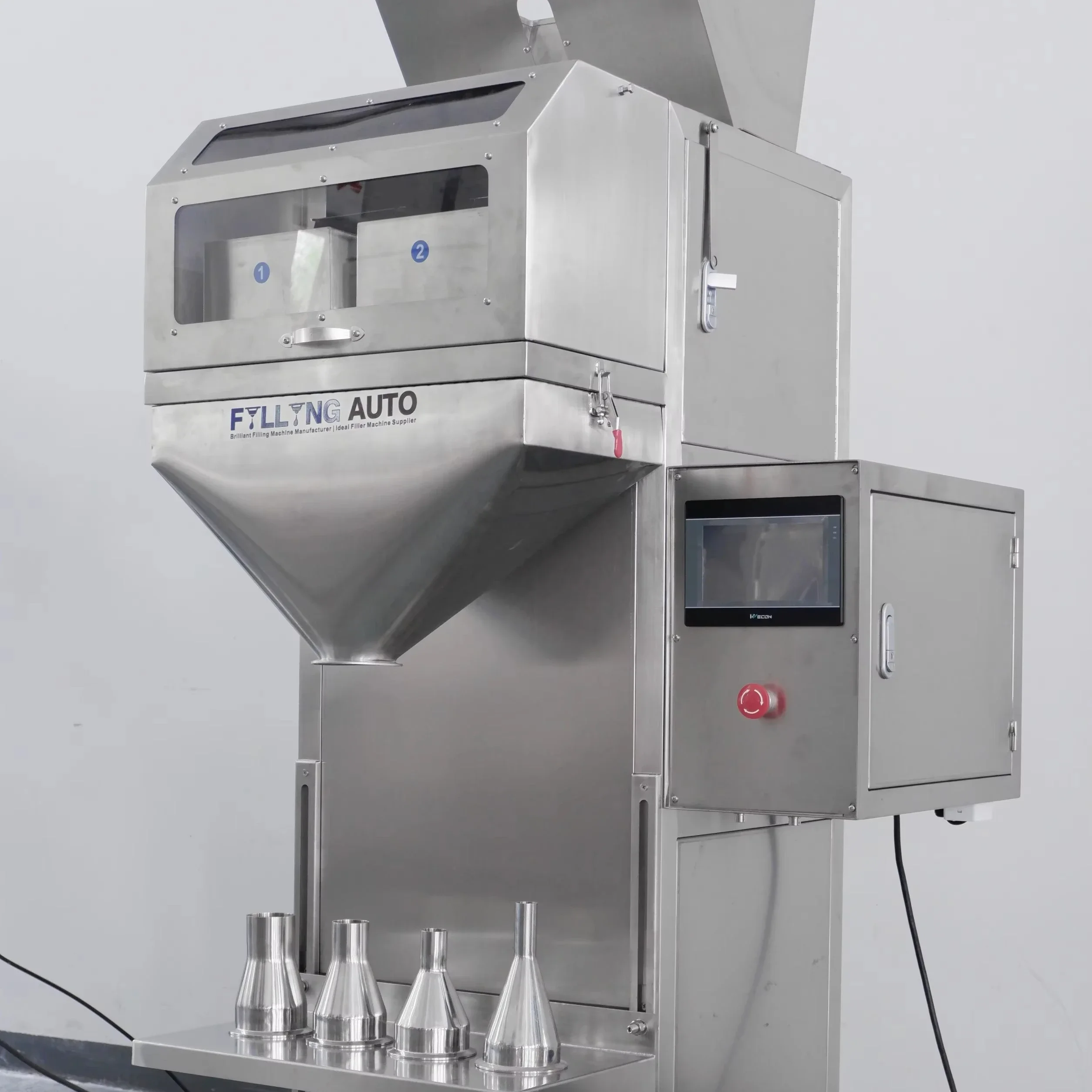 Semi Automatic Large Capacity Seed Grain Coffee Bean Granule Weighing Filling Packing Machine