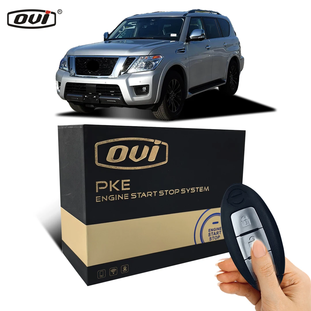 OVI 8900 Remote Start System High Stability Keyless Car Alarm System DIY Remote Car Starter Kit For Nissan Patrol