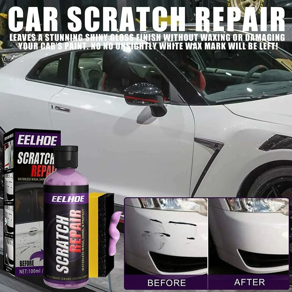 

Car Scratch & Swirl Remover, Ultimate Solvent & Paint Restorer Automobile Scratch Repair Agent