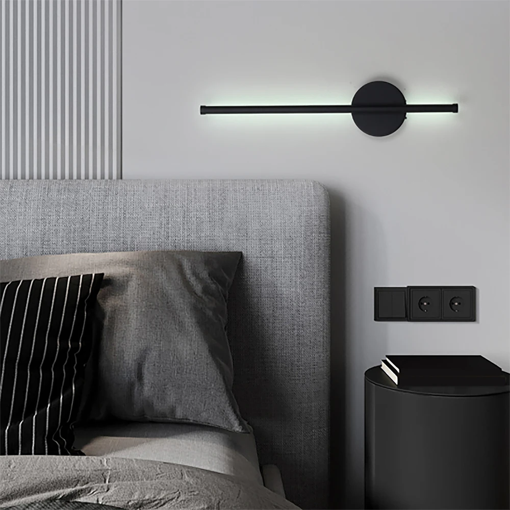 50CM LED Rechargeable Wall Light Installation Free Wall Sconce Dimming For Living Room Sofe Beside Bedroom Wall Decor Lamp