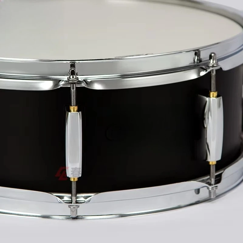 Matte Lacquer Black Snare Drum