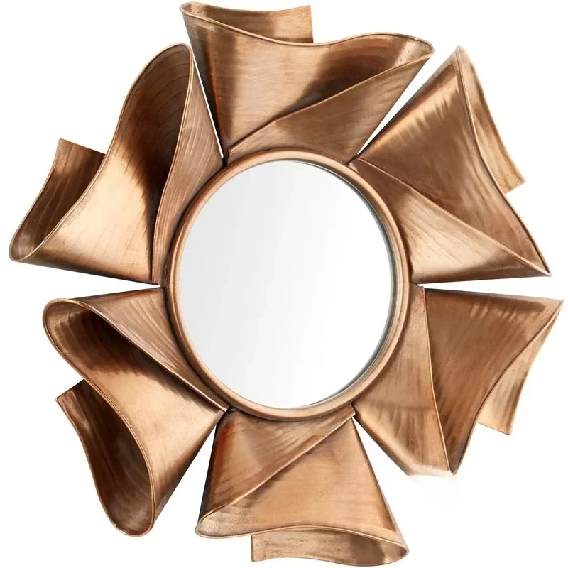 

Imported metal candy stacked hand forged vanity mirror decorative mirror wall decoration