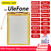 Original For Ulefone ARMOR 2/3/7/X3/Power 2/3/5/Gemini Pro T1/2/Paris/NOTE 7/S11/S1/S7/S8/U007/U008 Battery SmartPhone Batteria