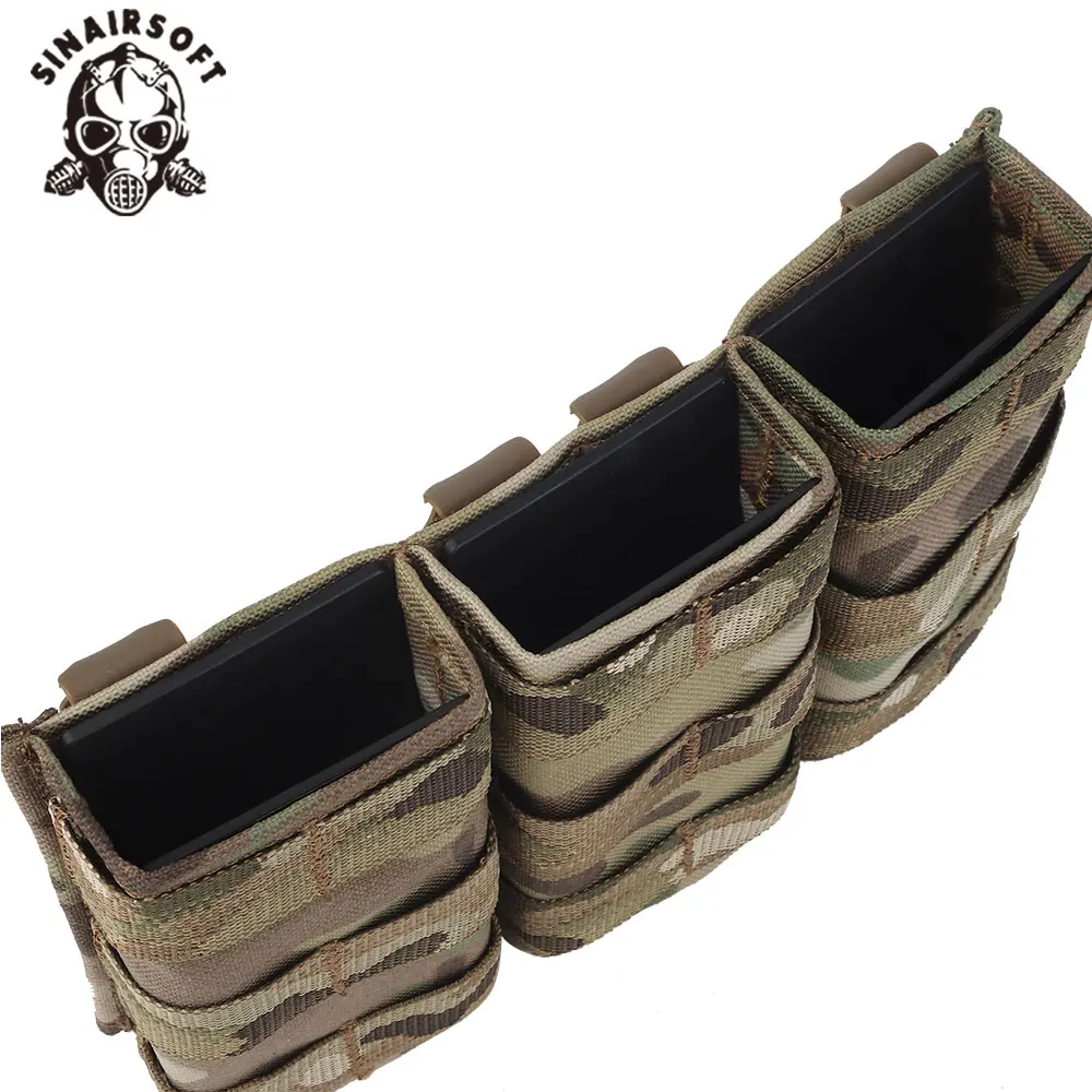 SINAIRSOFT Triple Portacargadores Largos 5,56 AR15 M4 MOLLE Malice Clip - imagen 5