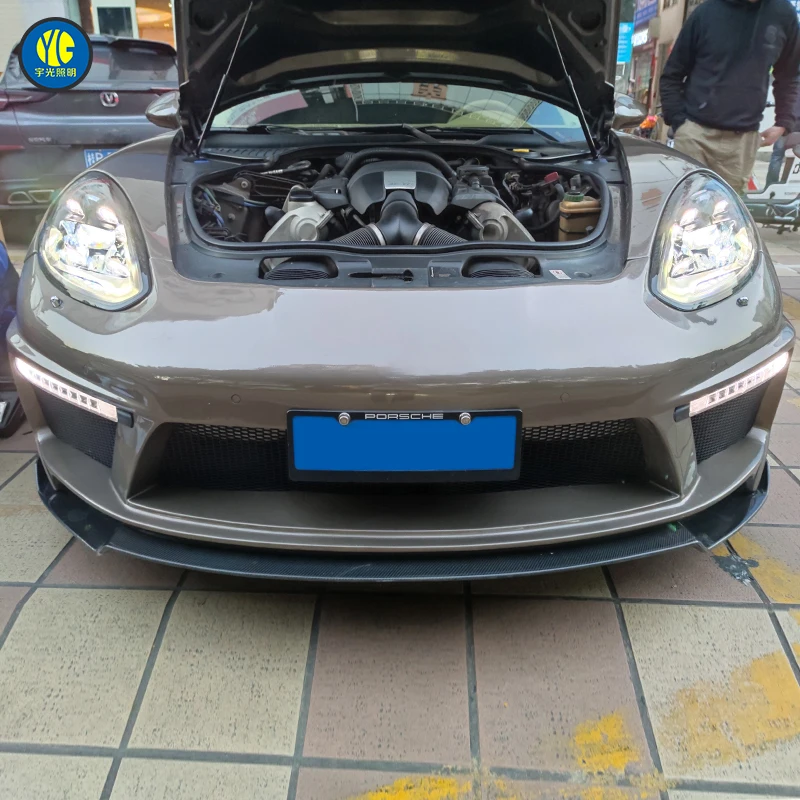 Dla Porsche Panamera 2010 2016 Rok Reflektor 970 970.1 970.2 Laserowe przednie światła Upgrade 2023 Pdls Matrix LED Reflektory