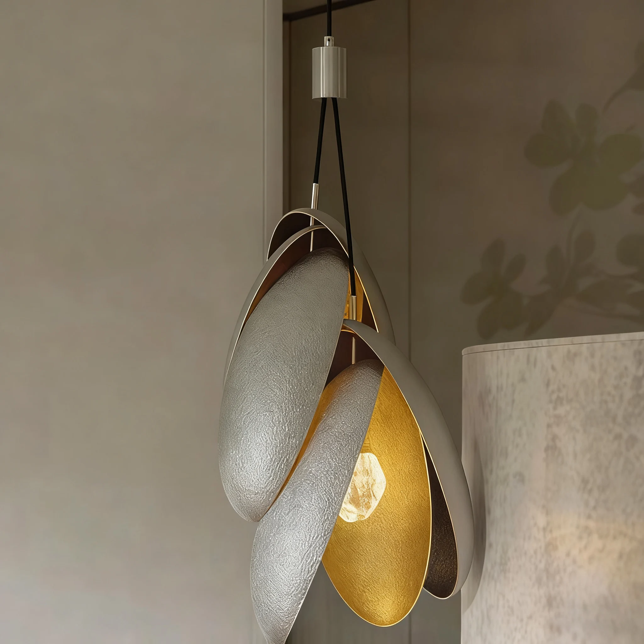 

BOSSEN American Customizable SIZE Chandelier with Shell designer Dimmable Pendant light for Living Room Staircase Home interior