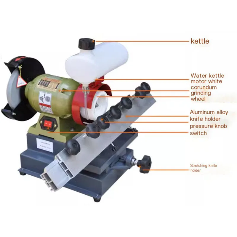 MR-206 آلة شحذ النجارة شقة رمي الضغط المسوي دليل الخطي متعدد الوظائف آلة طحن النجارة Ele
