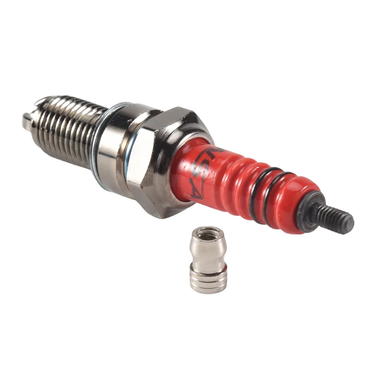 AY03-3Pcs D8TC 3 القطب شرارة التوصيل ، سباق شرارة التوصيل مع 3 القطب ل CG 125 150 200Cc CF250 دراجة نارية سكوتر ATV رباعية