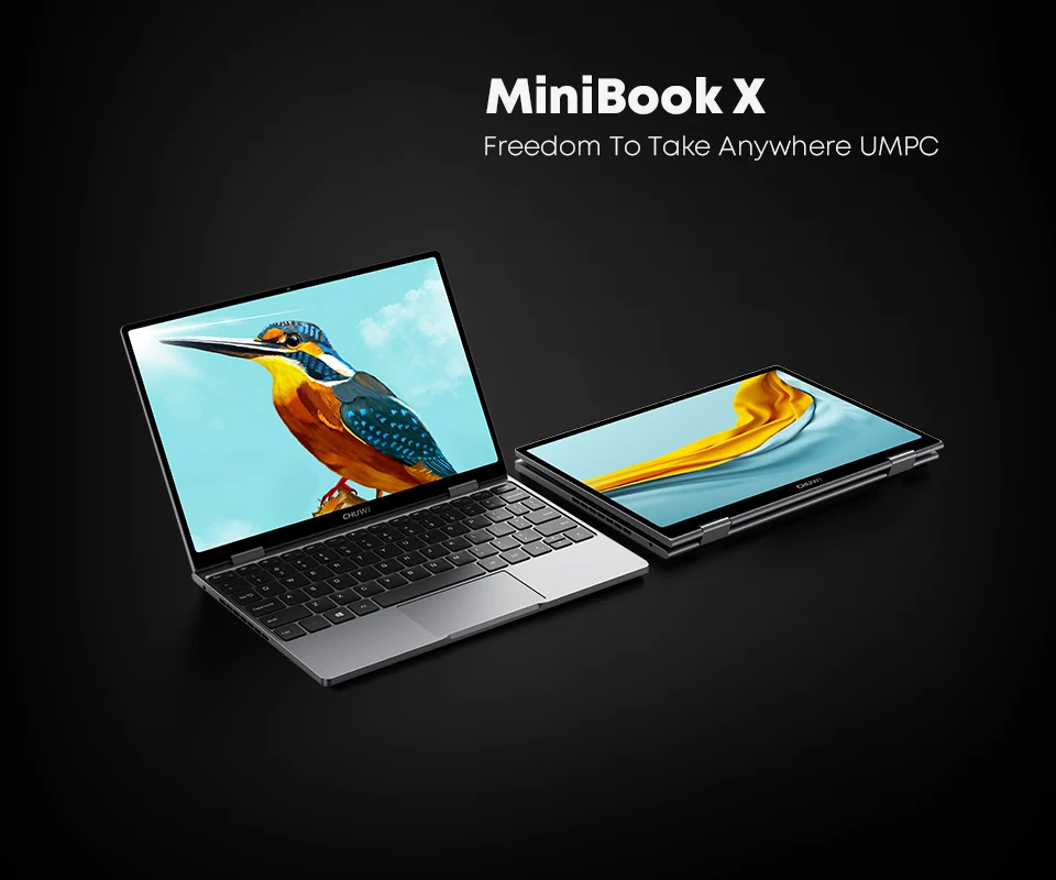CHUWI MiniBook X U300 / N150 Laptop 10,51 Zoll 16GB RAM 512GB SSD 2-in-1 Yoga-Modus Intel Windows 11 Notebook 360 ° Wendbares WiFi 6 – Detail 2