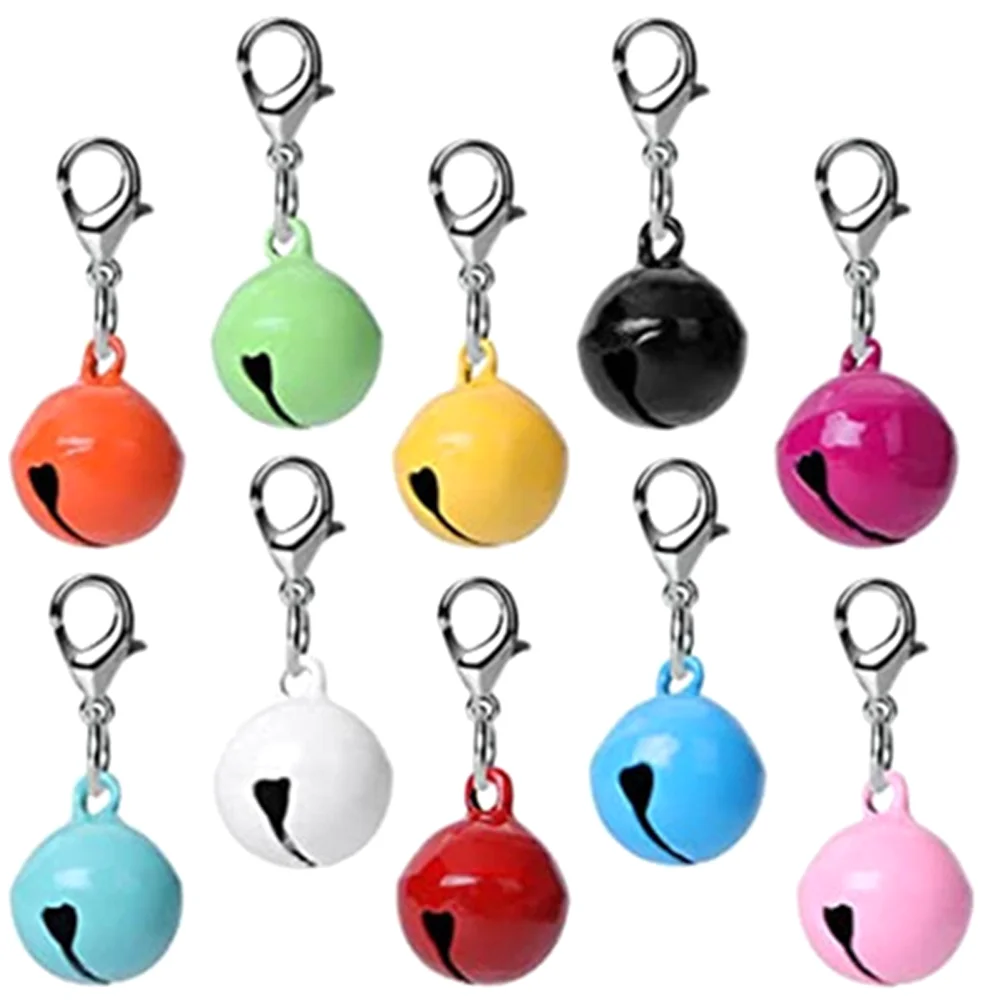 10 Pcs Pet Collar Bell Loud Bells Cat Accessories Puppy Fine Decoration Metal Hanging