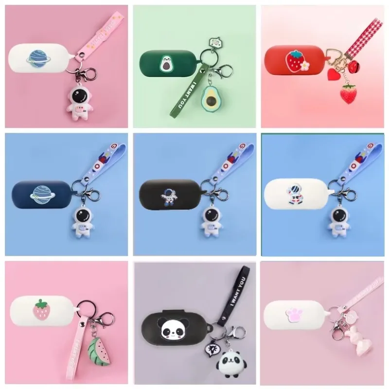 Pour Sony WF-C510 /WF-C500/WF-C710N tui mignon Animal/pche/avocat dessin anim tui en Silicone Bluetooth couteurs couverture pour Sony C500N