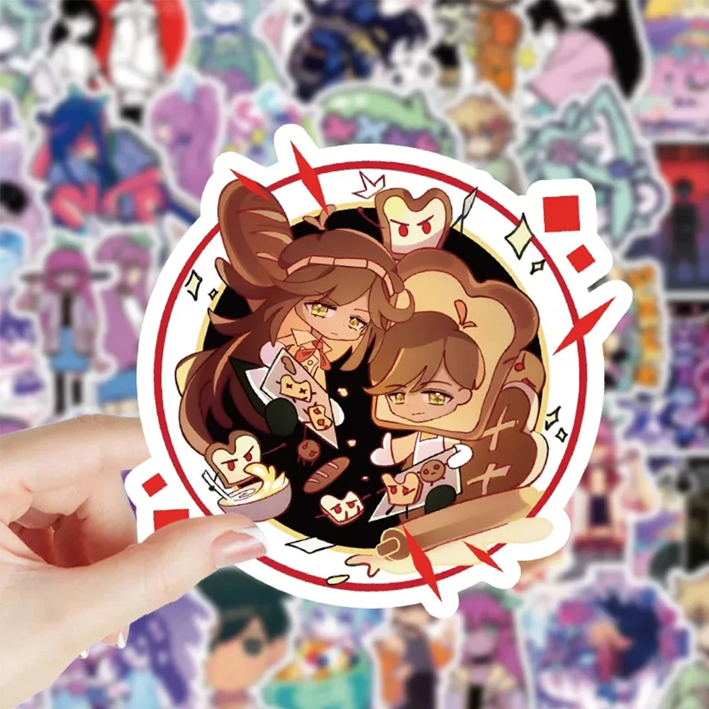 

10/30/50Pcs Cute Cartoon Game Omori Stickers Omori Sunny Anime Decals Graffiti Car Laptop Phone Waterproof Sticker for Kid Toys