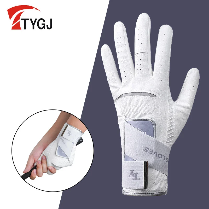 

TTYGJ Golf Gloves Beginner Practice Corrective Wrist Swing Golf Training Gloves Men's Breathable Non slip Gloves Single