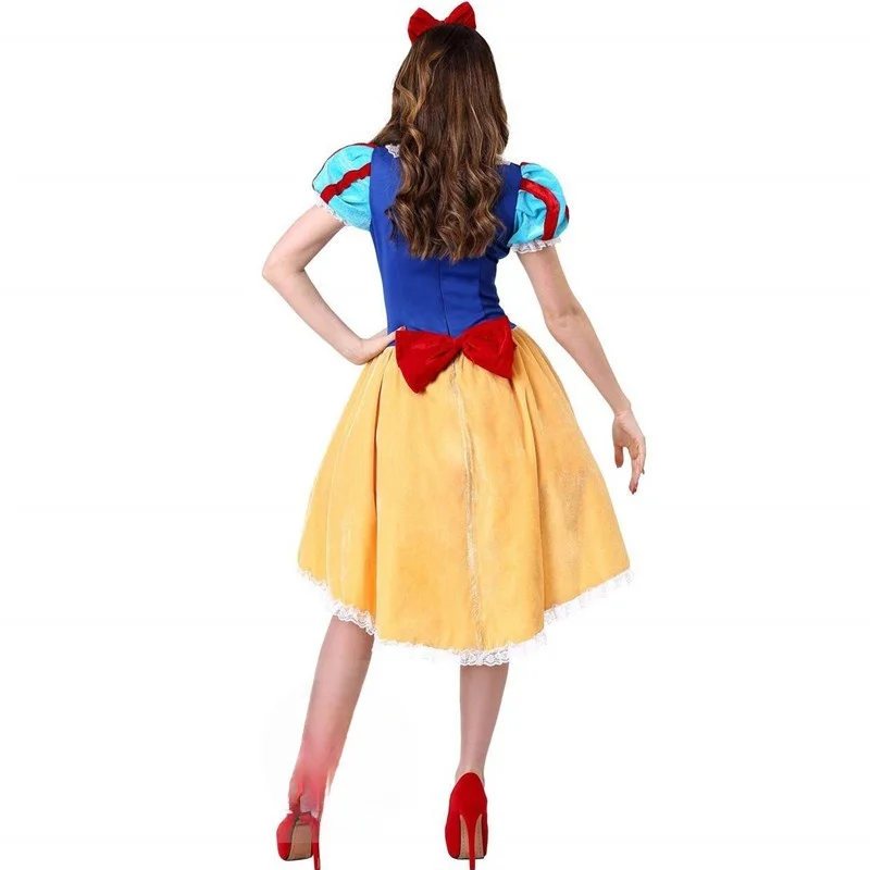 

Large Size Halloween Costume Adult Women's Snow White Game Uniform Traditional Chinese Ethnic Stage Costume Women's Fashion