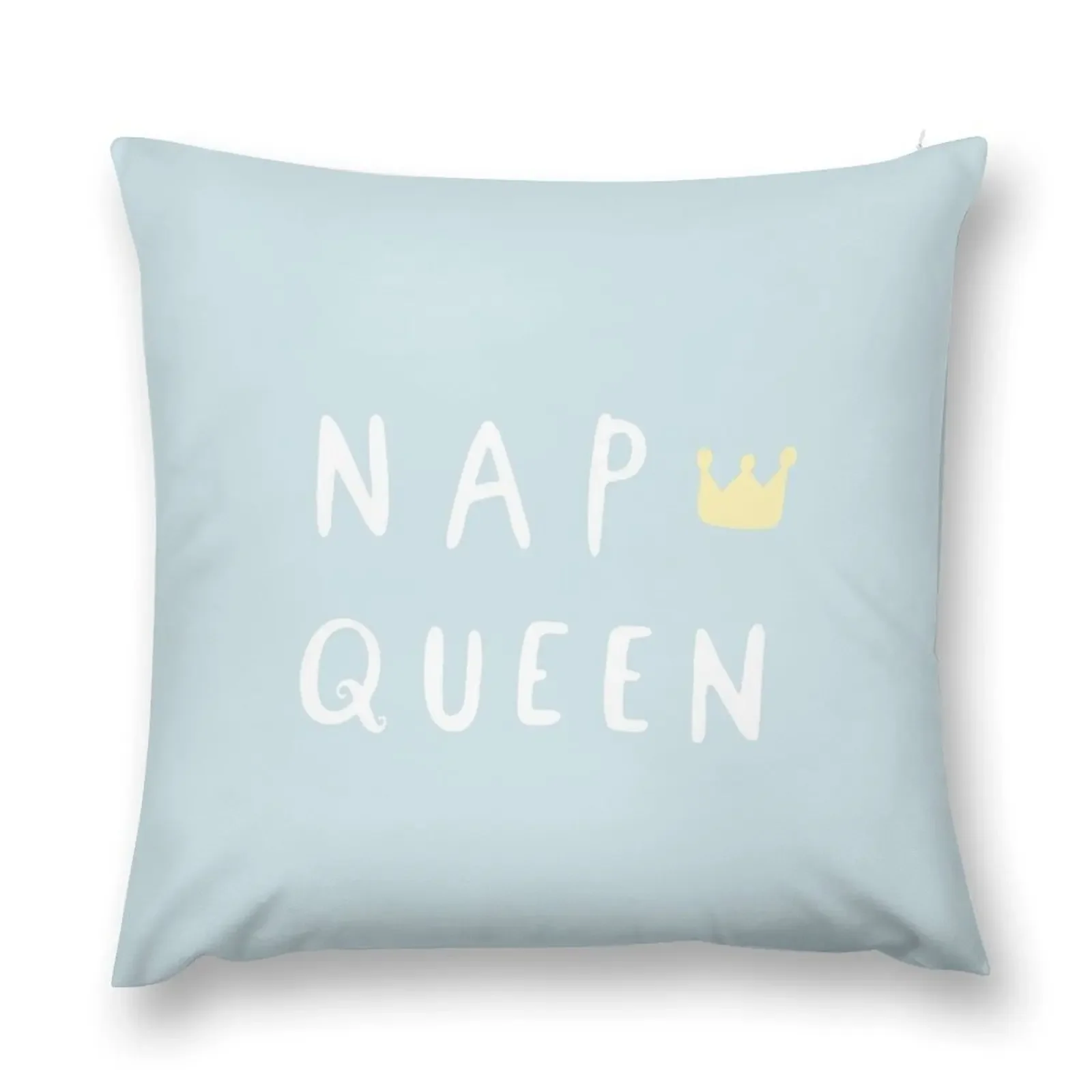 Nap Queen - Typography Slogan Throw Pillow Pillows Aesthetic Cushion Cover pillow