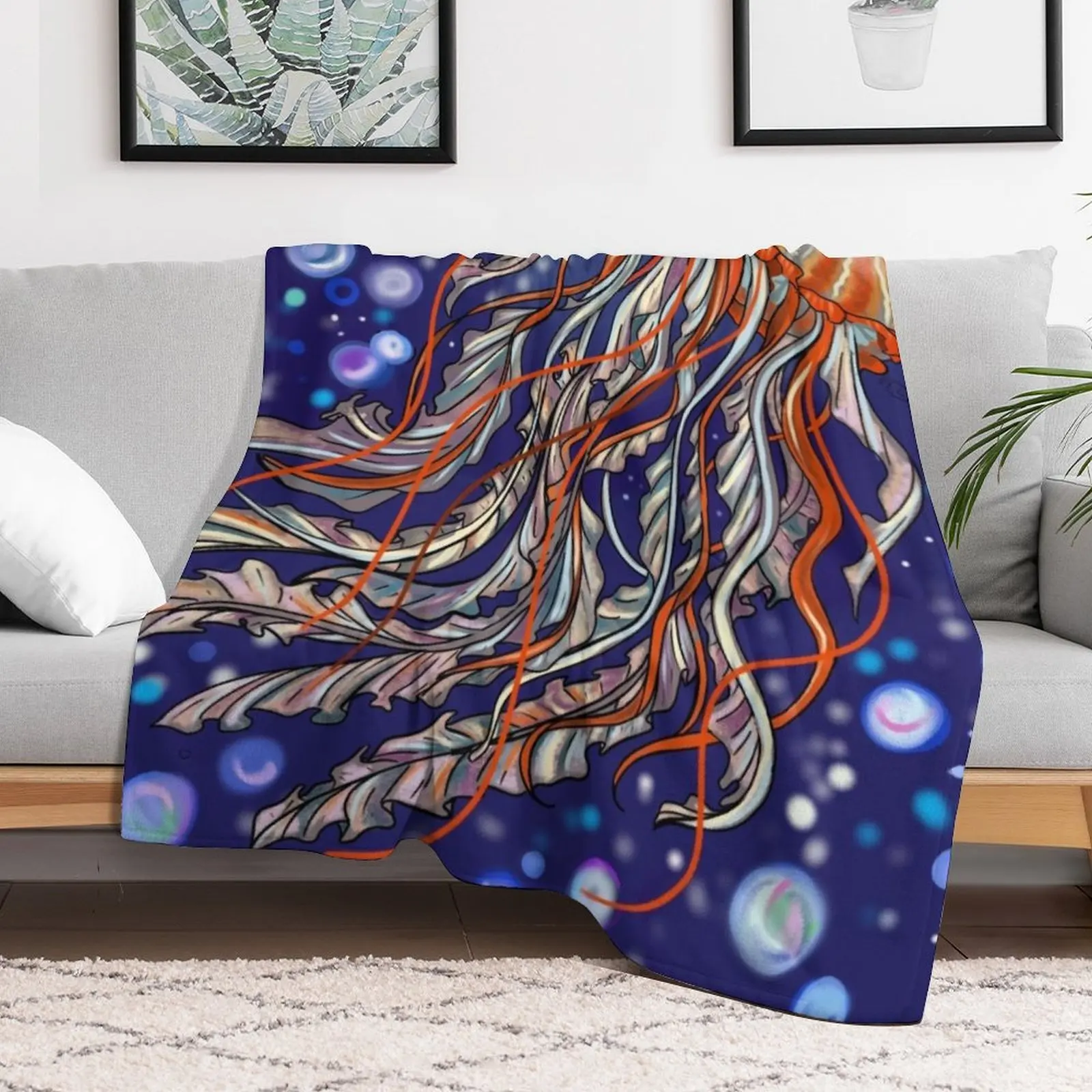 Jellyfish Throw Blanket Weighted Softest Flannels heavy to sleep Blankets