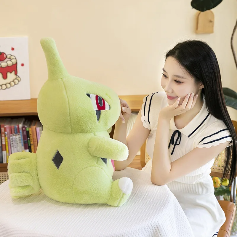 30/65cm Pokemon Larvitar peluche Kawaii Anime Cartoon enorme pokragon bambola carina peluche ripiene giocattoli per bambini regali di natale