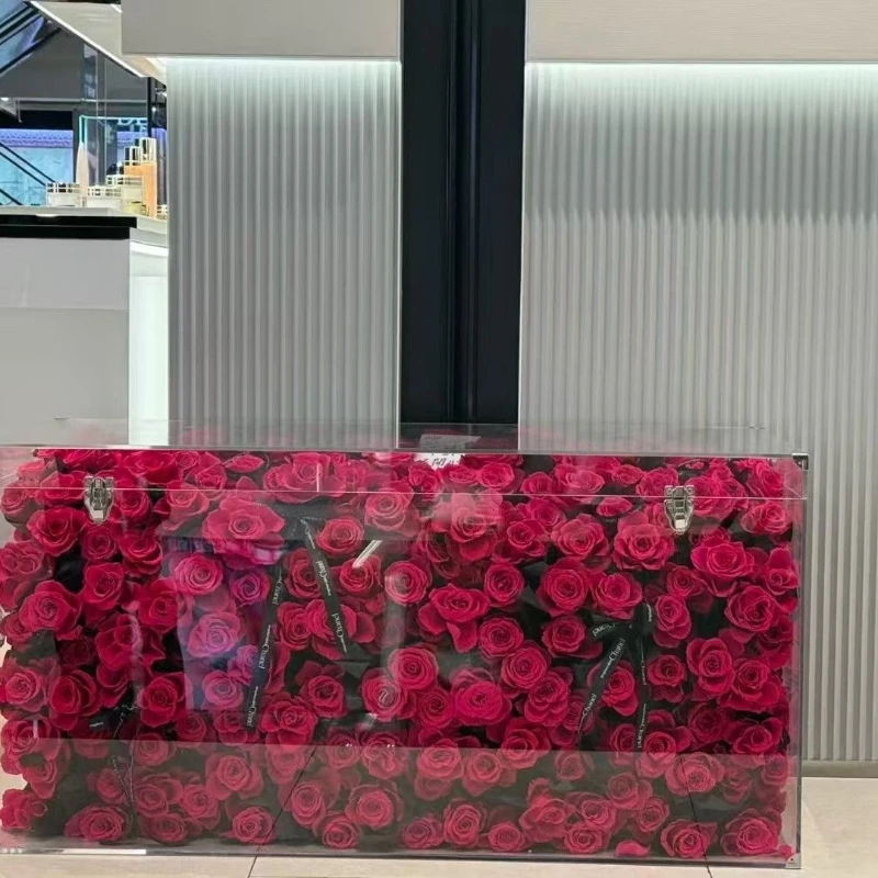 Coffee table giant suitcase high value light luxury finished product home gift