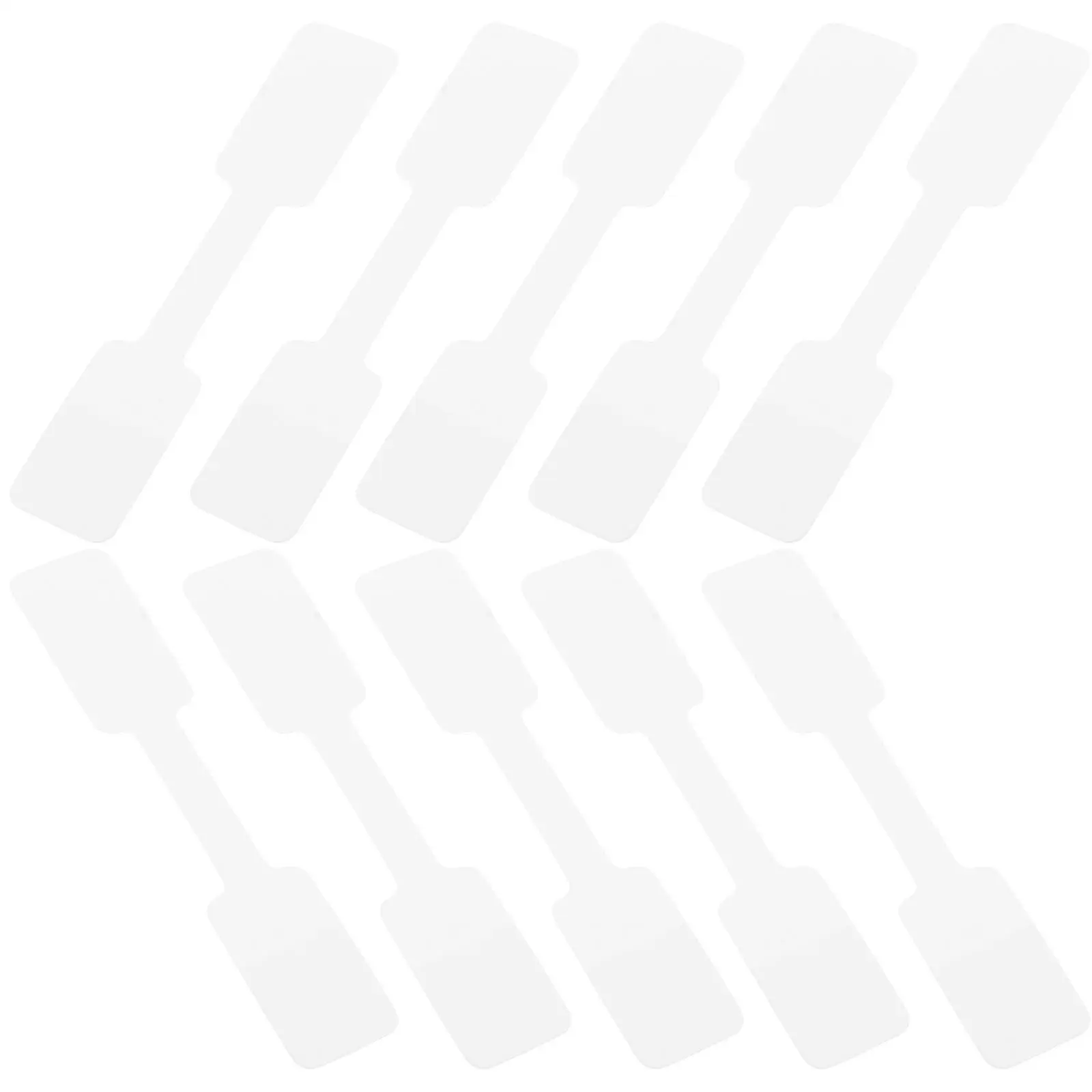 

100pcs Jewelry Blank White DIY Labels Paper Adhesive Price Blank Price Stickers Tags Self adhesive Folder Tags