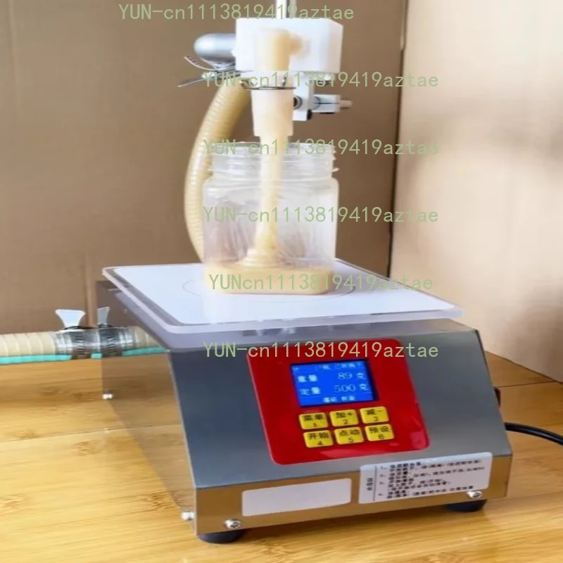 5KG 8KG Commercial Weighing Type Honey Filling Machine Gear Pump Automatic Viscous Liquid Paste Filler Machines